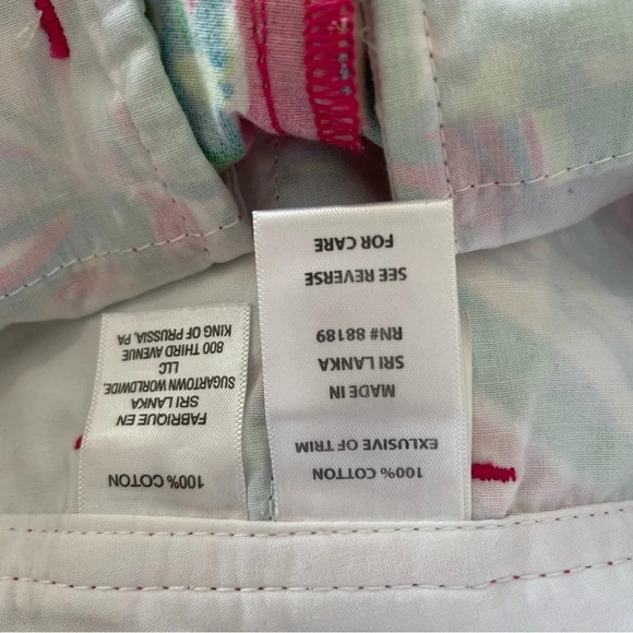 Lilly Pulitzer Callahan pink print shorts 15780 - Picture 5 of 6